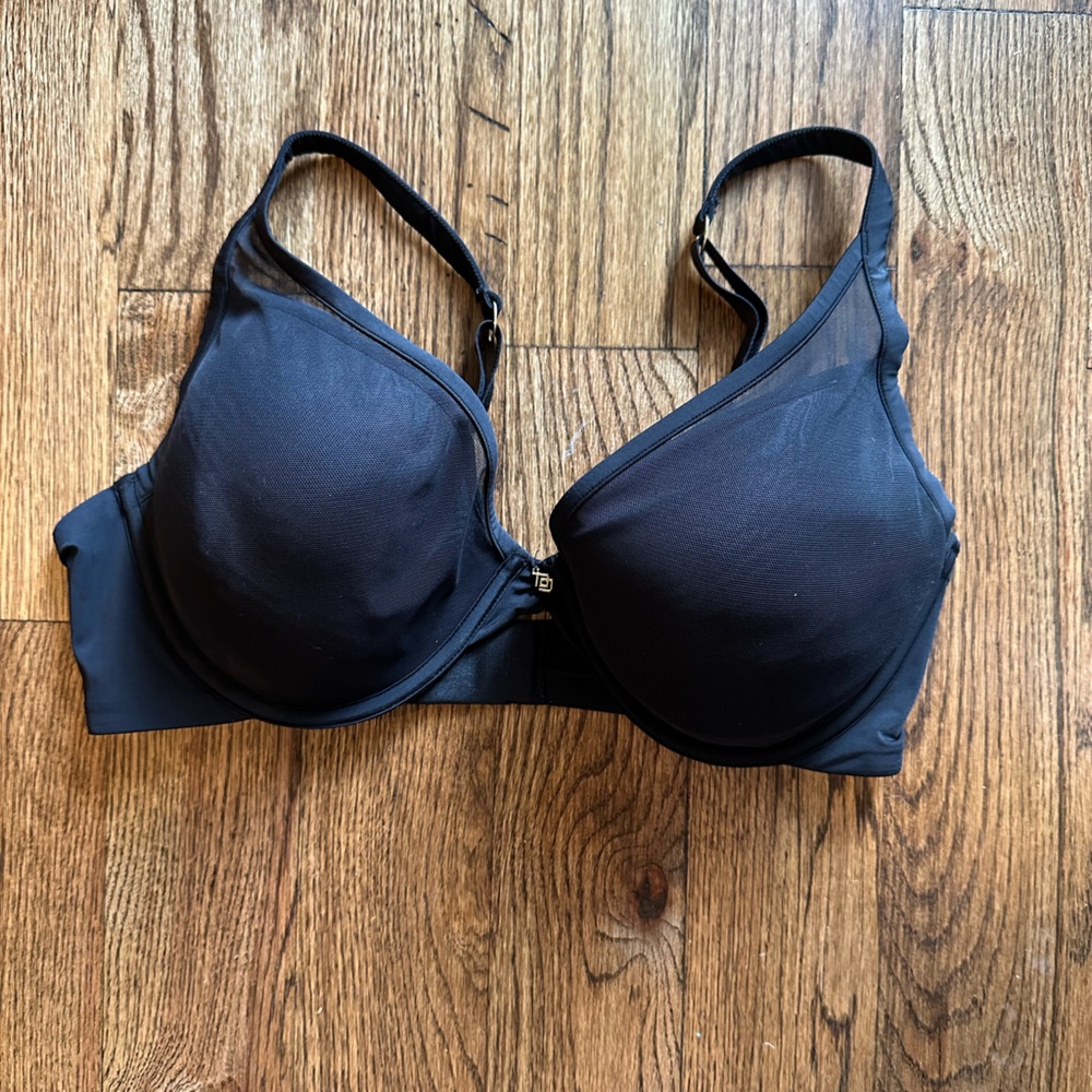 ThirdLove 24/7 Classic Uplift Plunge Bra - 34F, black